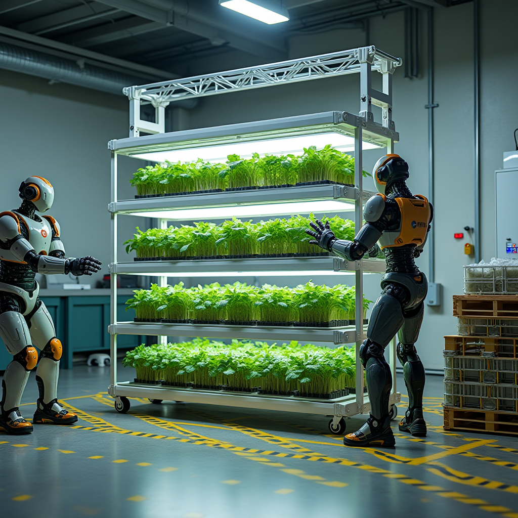 Humanoid Robots in Hydroponic CEA: Layout Retrofits, Safety Codes, and Real ROI