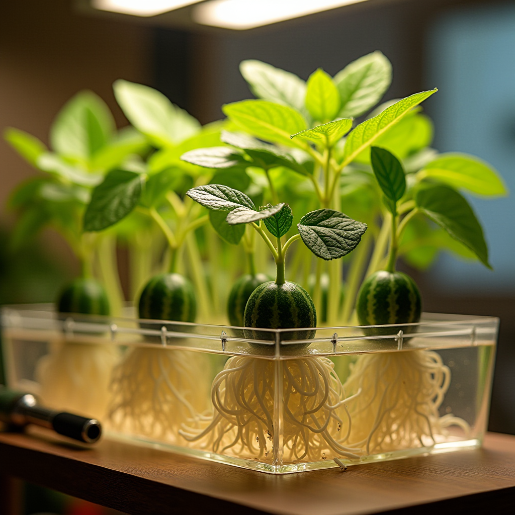 Miniature Hydroponic Watermelon Breeding: How Tiny, High-Brix Varieties Could Change Indoor Fruit Growing