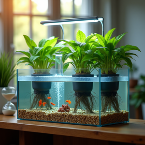 Aquarium Aquaponics for Indoor Growers: Compact Media Bed vs DWC Designs, Fish-to-Plant Ratios, and Flood/Drain Timing