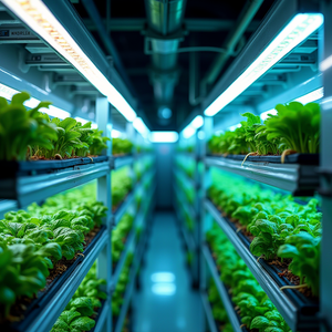 AI-Controlled LED Lighting for Hydroponic Greenhouses & Vertical Farms (2026): Dynamic Spectrum and Dimming Schedules to Cut kWh/kg Without Yield Loss
