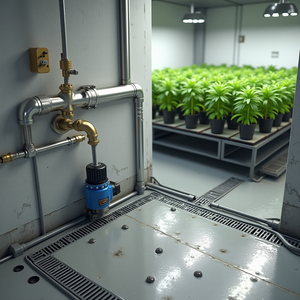 Flood-Proof Your Indoor Hydroponic Farm: RPZ Backflow, Floor Drains, Secondary Containment, Leak Sensors & Sump Redundancy (2026 Guide)